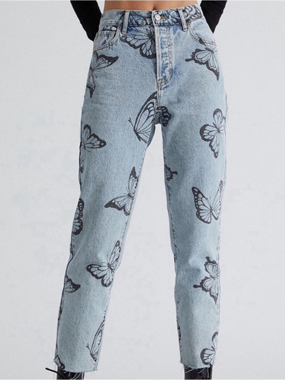 pacsun butterfly jeans size 24